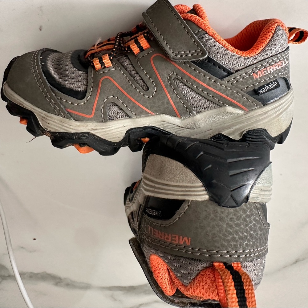 Merrell Kids' Sneakers in Gray and Orange